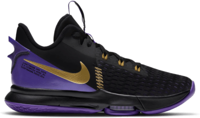 Nike LeBron Witness 5 Fierce Purple Metallic Gold CQ9380-003