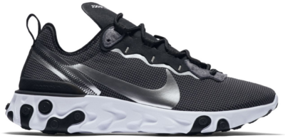 Nike React Element 55 Black Metallic Silver CQ4600-071