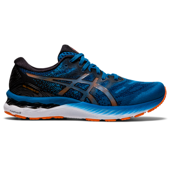 Asics asics gel nimbus 23 hardloopschoenen blauw zwart heren blauw zwart