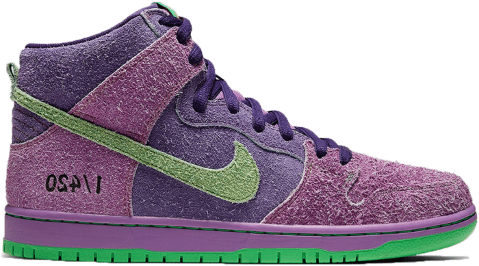 sb dunk high reverse skunk