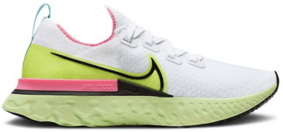 Nike React Infinity Run Flyknit White Volt Pink Blast (W) CZ7993-100