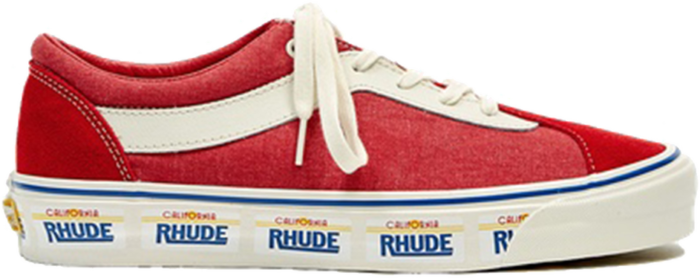 Vans Rhude x Bold Ni ‘California Plate – Red’ Red VN0A3WLPTHE1