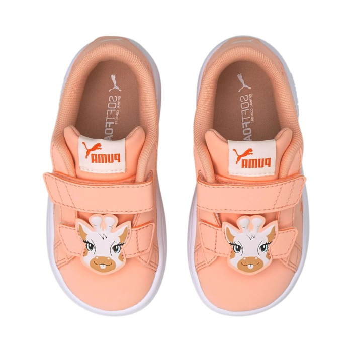 PUMA Smash V2 Summer Animals Babies’ s, Apricot Blush/Tigerlily Apricot Blush,Tigerlily 368789_03