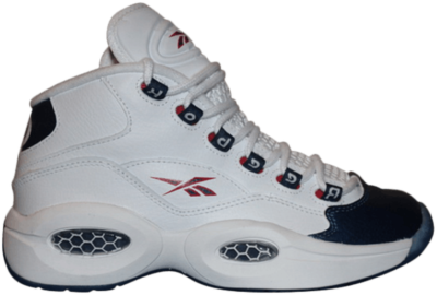 Reebok Question Mid GS ‘White Pearlized Navy’ White V48097