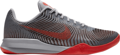 Nike KB Mentality 2 ‘Wolf Grey Bright Crimson’ Grey 818952-004