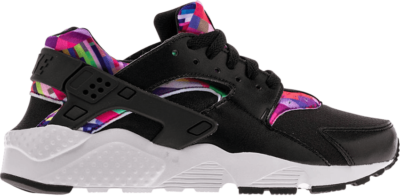 Nike Huarache Run Print GS ‘Black Hyper Violet’ Black 704946-003