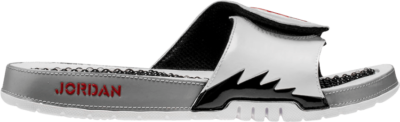 Air Jordan Hydro 5 Slide ‘White Red Silver’ White 555501-112
