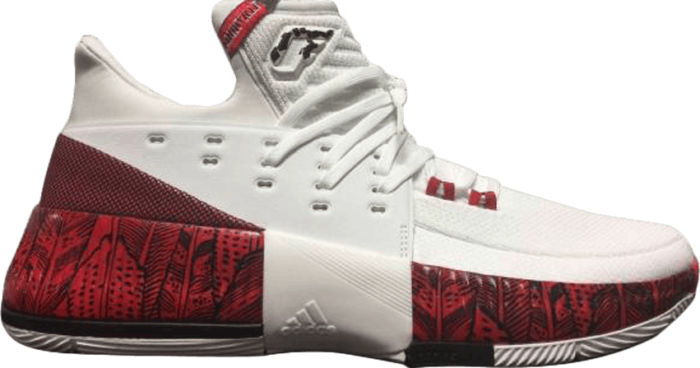 adidas SM D Lillard 3.0 March Madness ‘Louisville Cardinals’ White BY3324