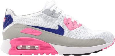 Nike Wmns Air Max 90 Ultra 2.0 Flyknit ‘Laser Pink’ White 881109-101