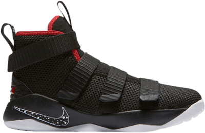 Nike LeBron Soldier 11 GS ‘Black White Red’ Black 918369-002