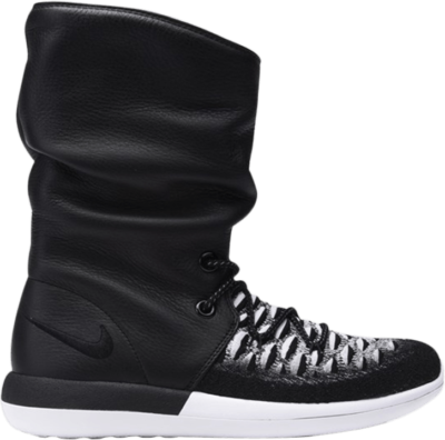 Nike Wmns Roshe 2 Flyknit Hi ‘Black White’ Black 861708-002