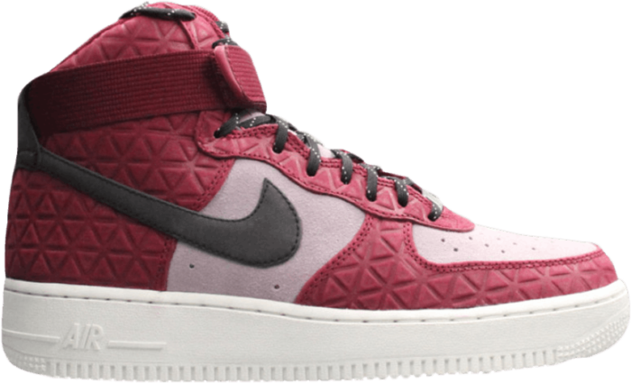 Nike Wmns Air Force Hi PRM Suede Red 845065-600