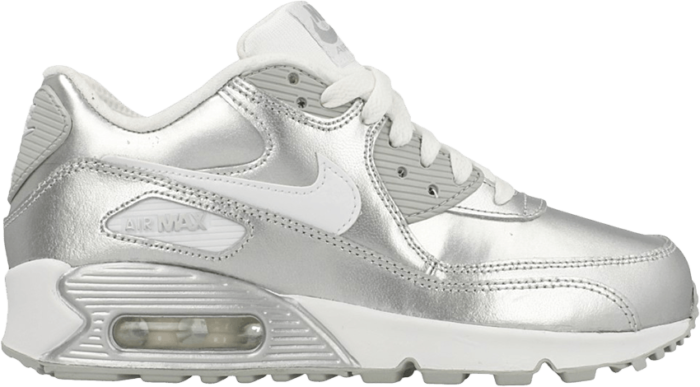 silver metallic air max