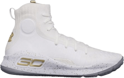 Under Armour Curry 4 GS ‘White Gold’ White 1295995-108