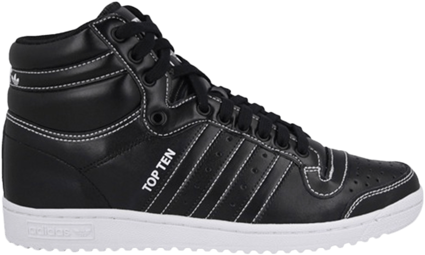 adidas top ten hi core black