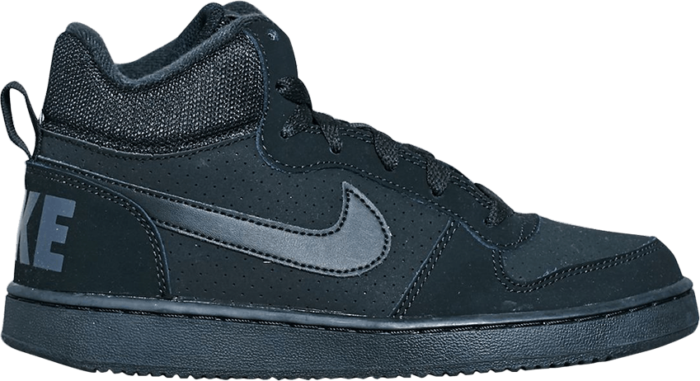 Nike Court Borough Mid GS ‘Triple Black’ Black 839977-001