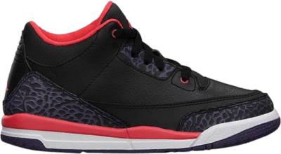 Air Jordan 3 Retro PS ‘Black Crimson’ Black 429487-005