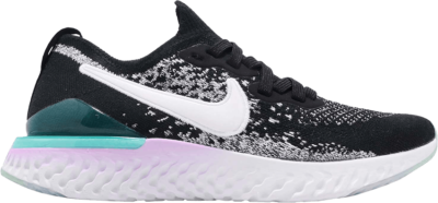 Nike Epic React Flyknit 2 GS ‘Bleached Coral’ Black AQ3244-014
