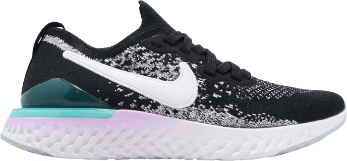 Nike Epic React Flyknit 2 GS ‘Bleached Coral’ Black AQ3244-014