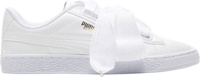 Puma Wmns Basket Heart Patent ‘White’ White 363073-02