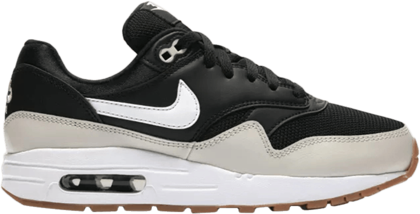 Nike air max 1 zwart clearance heren