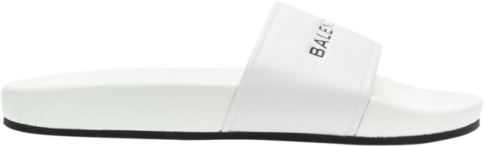 Balenciaga Wmns Slides ‘Logo’ White 500573-WAL00-9061