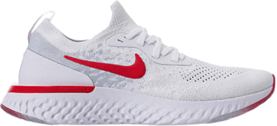 Nike Epic React Flyknit GS ‘White University Red’ White 943311-106