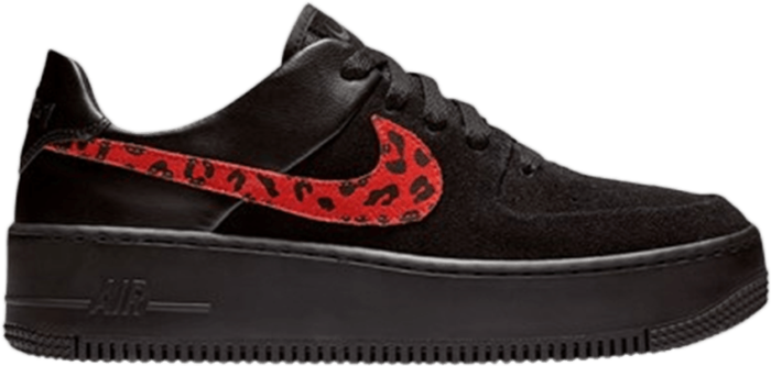 Nike Wmns Air Force 1 Sage Low Premium ‘Leopard Pack’ Black BV1979-001