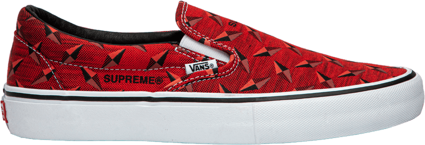 vans red red