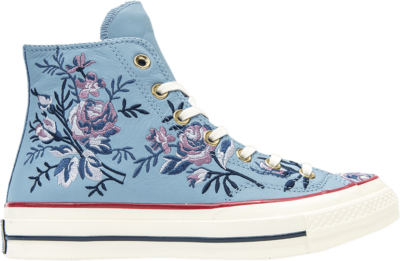 Converse Wmns Chuck 70 Hi ‘Floral Embroidery’ Blue 561653C
