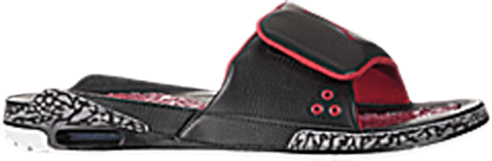Air Jordan 3 Slide ‘Black Cement Grey’ Black 428789-010