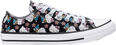 Converse Hello Kitty x Chuck Taylor All Star Ox ‘Kitty Flower Pattern’ Black 165765C