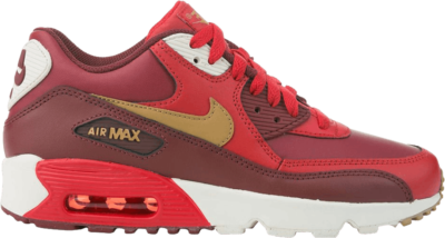 Nike Air Max 90 Leather GS ‘Red Gold’ Red 833412-602