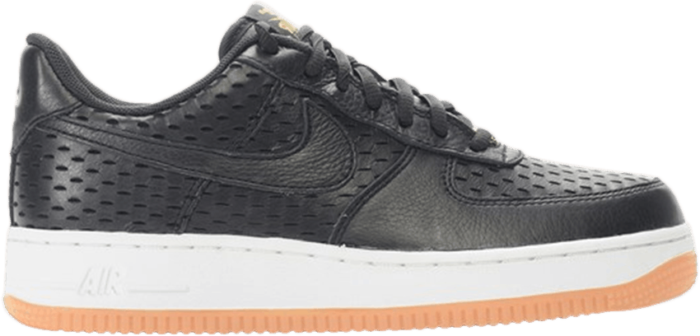 Nike Wmns Air Force 1 Low ’07 Premium ‘Black Gum’ Black 616725-005