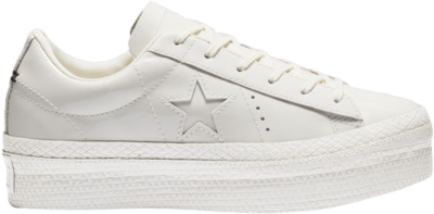 Converse Wmns One Star Platform Low ‘Vintage White’ White 562605C