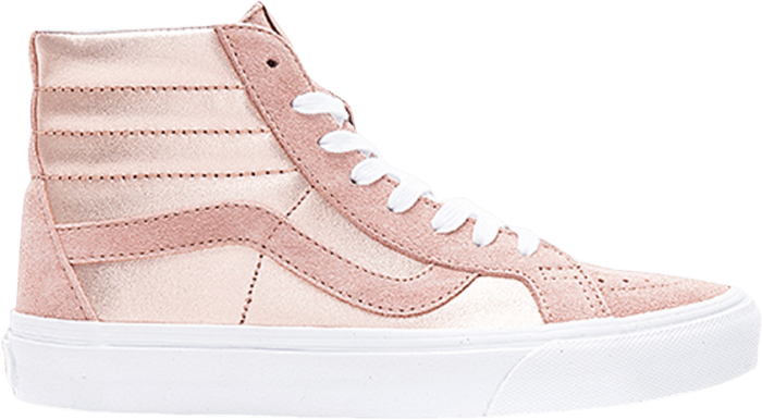 pink metallic vans