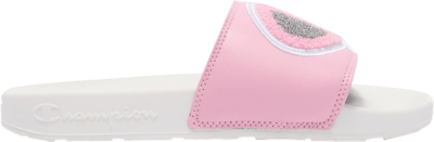 Champion IPO Slides Kids ‘Pink Chenille Logo’ Pink CM100139Y