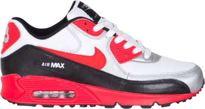 Nike Air Max 90 GS ‘White Light Crimson Black’ White 307793-154
