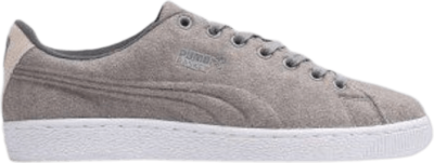 Puma Basket Classic Embossed Wool ‘Drizzle’ Grey 361350-01