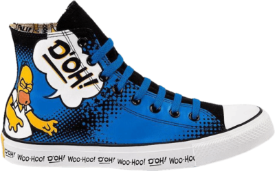 Converse The Simpsons x Chuck Taylor All Star High ‘Homer D’oh!’ Blue 141392C