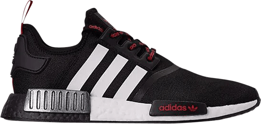 adidas NMD_R1 STLT Primeknit 'Core Black Red' Black FV2548 | Zwart