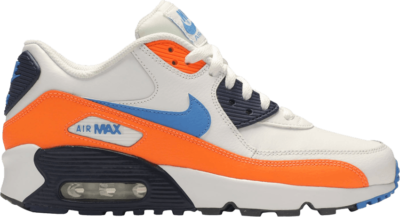 Nike Air Max 90 Leather GS ‘White Total Orange’ White 833412-116