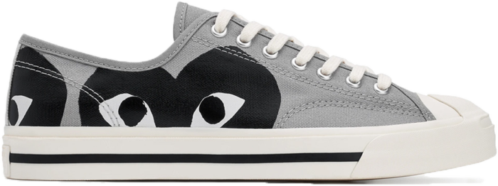 Converse Jack Purcell Comme des Garcons PLAY Grey Black 171259C