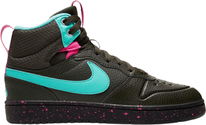 Nike Court Borough Mid 2 Boot GS ‘Miami Vice’ Black BQ5440-300