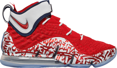 Nike LeBron 17 EP ‘LeBron 4 Red Graffiti’ Red CT6052-600