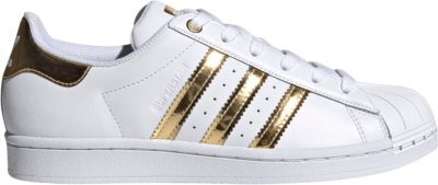 adidas Wmns Superstar Metal Toe ‘White Gold Metallic’ White FV3330