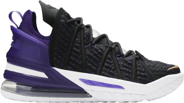Nike LeBron 18 EP ‘Lakers’ Black CQ9284-004