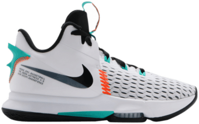 Nike LeBron Witness 5 White Clear Jade CQ9381-100