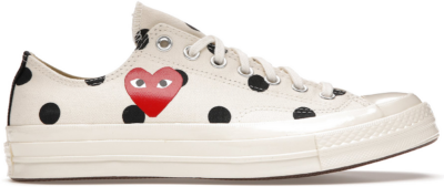 Converse Chuck Taylor All Star 70 Ox Comme des Garcons PLAY  Polka Dot White 157249C