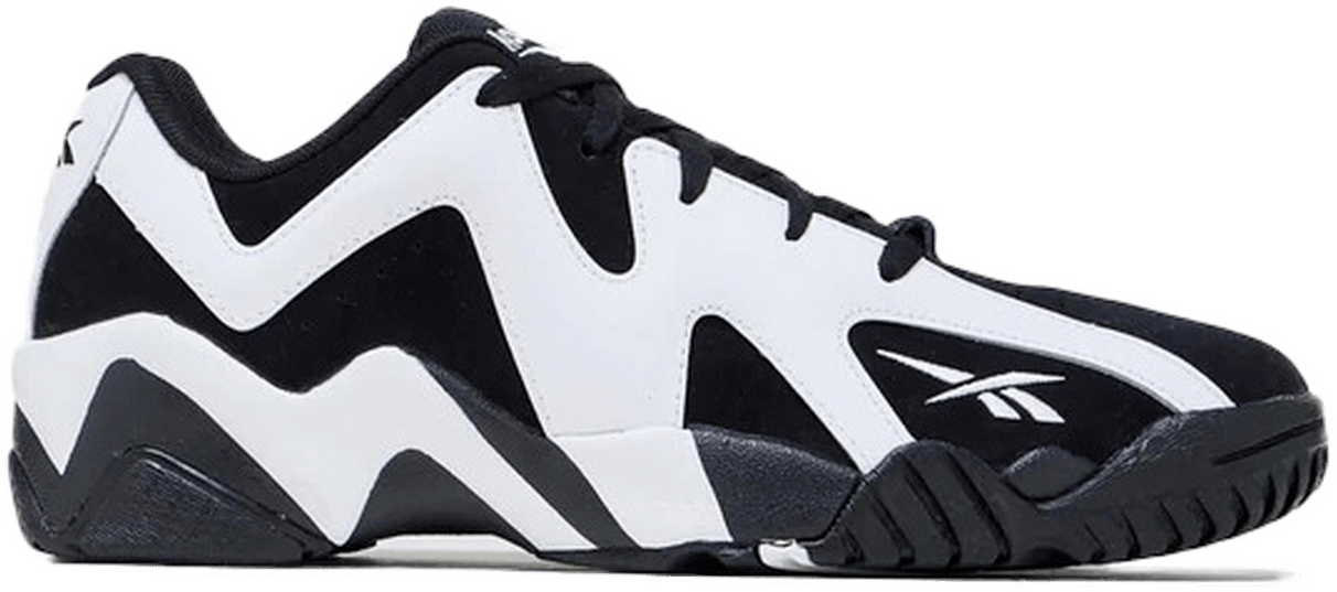 Reebok kamikaze 2 low black cheap and white